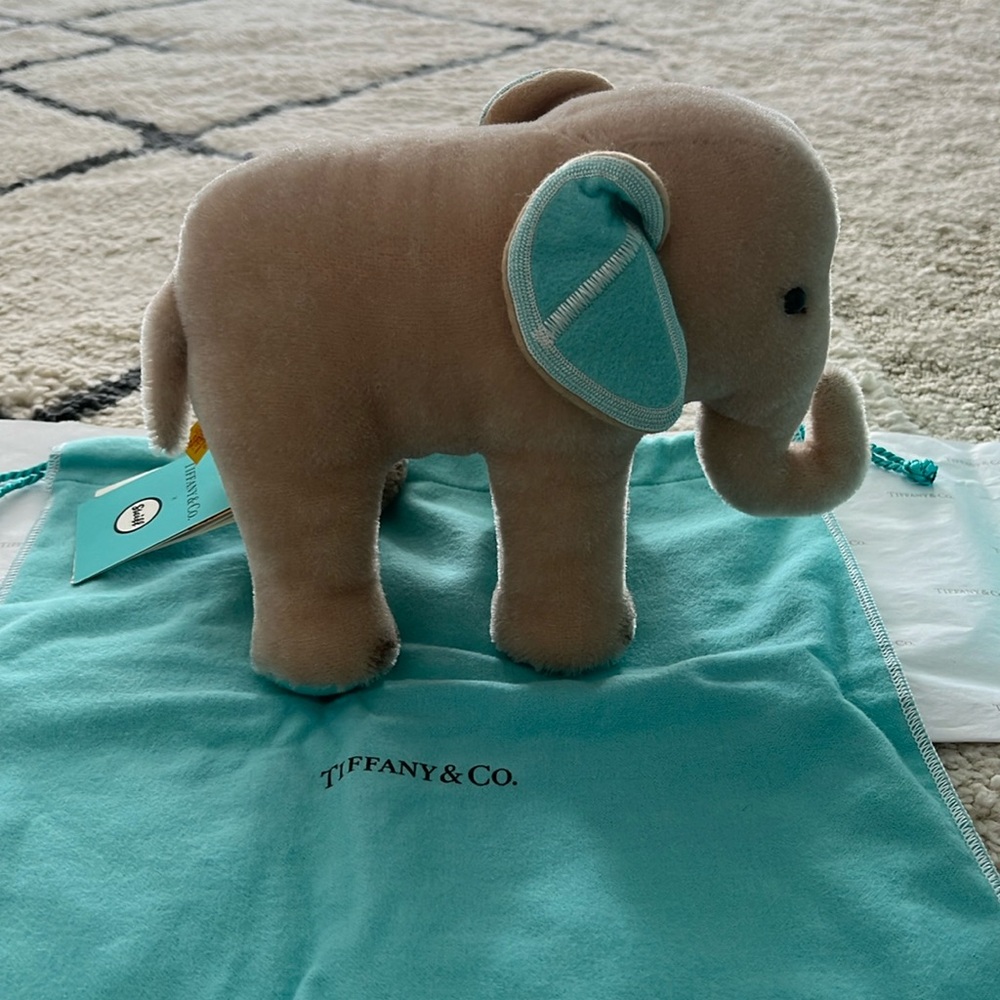 Tiffany X Steiff Mohair Elephant